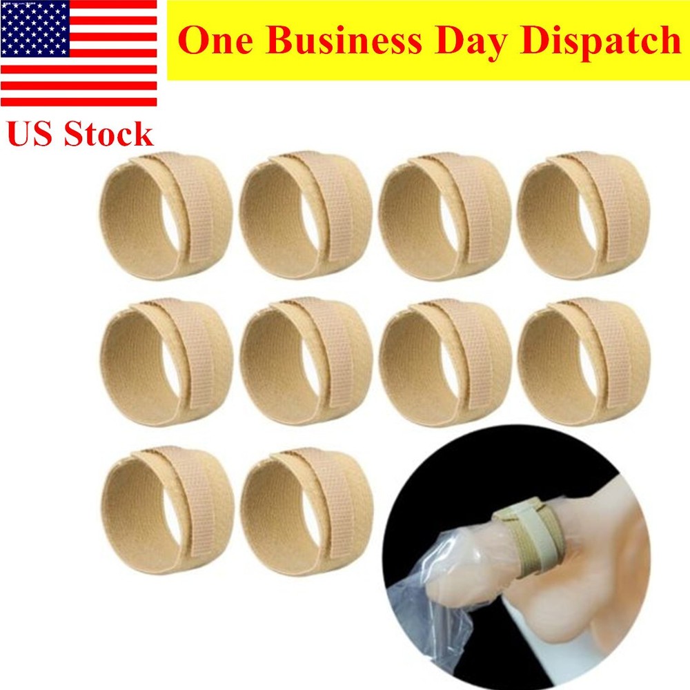 10x Elastic Band Straps Male External Penile Catheter Strap Urinary Incontinence