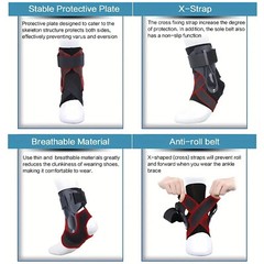 Ankle Support Brace for Ankle Sprains Men Women Sprained Brace for Basketball
