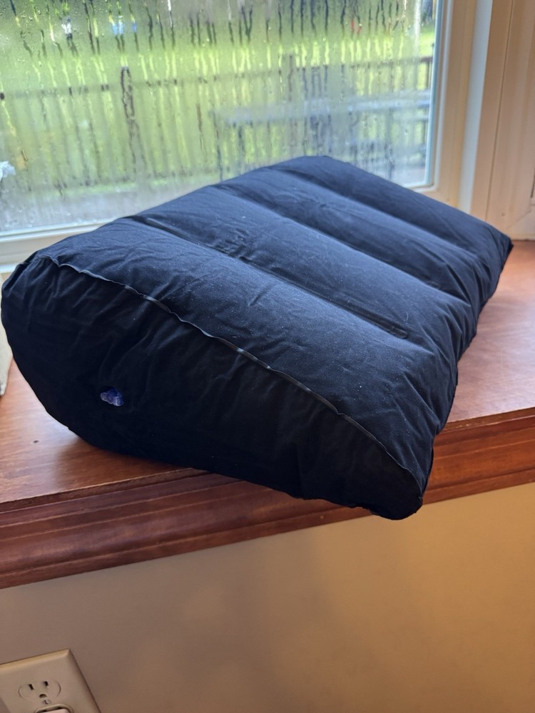 Inflatable Wedge Pillows Black -Qty 7