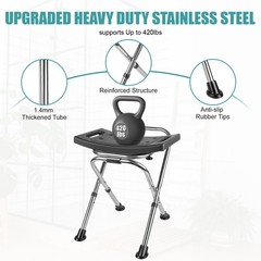 Folding Shower Chair Seat,Height Adjustable Shower Chair