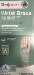 New Wrist Brace With Cleanprene technology For Sensitive Skin