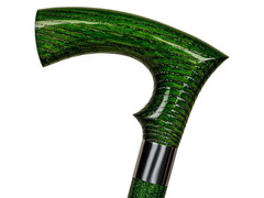 Dr. Watson – Handcrafted Wooden Walking Stick, Walking Cane with Duke Handle