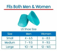 VIVE Heel Cups Gel Shoe Insert Pads – Heavy Duty /PLANTAR/ SMALL