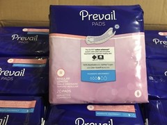 Prevail Dri-Fit Bladder Control Pads, Moderate Absorbency, BC-012 – Case of 180