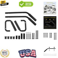 Front & Rear Grab Handle Kit Aluminum Alloy Grab Bar Safety Handles Compatibl…