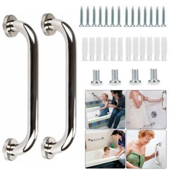 12″ Stainless Steel Grab Bar Bathroom Safety Handicap Shower Tub Handle Support