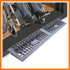 1″ Rise Modular Threshold Ramps for Doorways, 3000 lbs Capacity | 2 PCS Odor-…