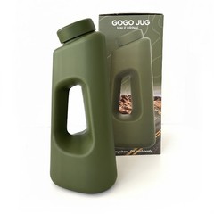 Gogo Jug – Trucker’s Portable Male Urinal Bottle – Large 42oz Capacity – Green
