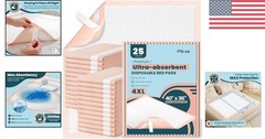 150 Gram Heavy Duty Chucks 40″x36″ Disposable Tear Resistant Adult Incontinen