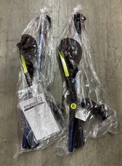 Ergoactives Ergobaum Adjustable 7G Shock Absorbing Forearm Crutches 2 L & R NEW