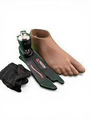 kinterra hydraulic ankle prosthetic foot. Right. Size 27. Category 5. Brown shel