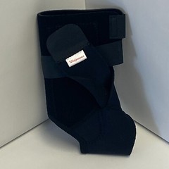 Ankle Stabilizer One Size Black. Adjustable With Straps Anti Microbial.
