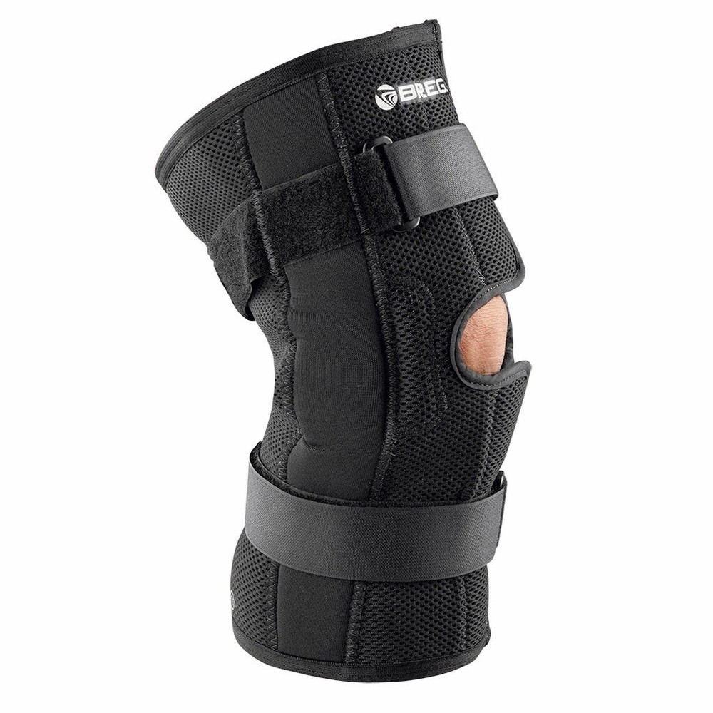 Breg Short Runner Wrap Around Hinged Air Mesh Knee Brace Size XL