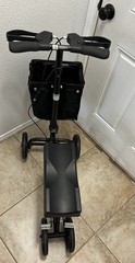 Unbranded Black Steerable Knee Walker Medical Scooter Foot Injuries, Preowned