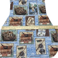 Adult Bib Clothing Protector Special Needs Elderly Washable Handmade 32” Fishing