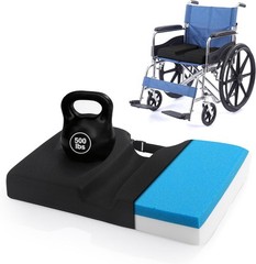Bariatric Seat Cushion 500 lbs, Large Coccyx Cushion with Tailbone Cutout