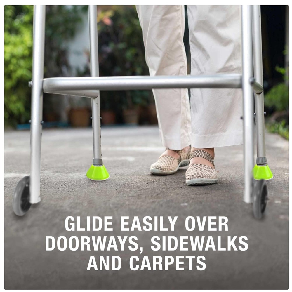 Enhance Walker Stability with Skid-resistant Caps