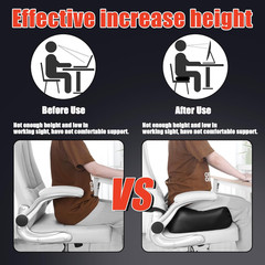 Extra Thick Chair Cushions for Office,6 in Breathable Adult Booster Seat for Car