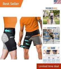 5 in 1 Hip Brace for Women Men Sciatica Pain Relief Devices – Adjustable Groi…