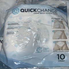 50 QuickChange Male Urine Management Wrap Incontinence One Size 10 ct X 5 SEALED