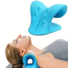 Neck Cloud Cervical Neck Stretcher Pillow Traction Device Pain Relief Massage