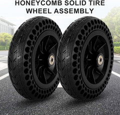 8″x 1.8″ Electric Wheelchair Front Casters – 8 Inch Honeycomb Solid Tire Wheel A