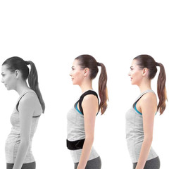 Adjustable Posture Corrector Back Shoulder Support Brace Belt for Men & Women