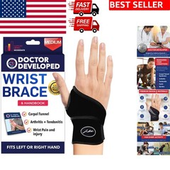 Doctor-Developed Adjustable Wrist Brace for Carpal Tunnel & Support