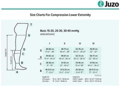 Juzo Basic Casual Socks, Full Foot, 15-20mmHg (Size: III) Black