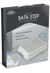 Slip Resistant 4″ Bath Step, Extra Large Stackable Platform for Bathtub Bathroom