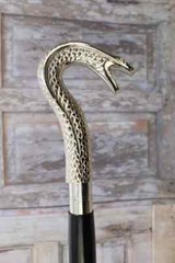 3 Folding Design Antique Brass walking Stick Cane Hand Painted Beautiful Gift