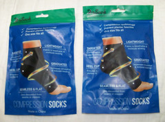 Dr. Sock Compression Socks – 2 Pair – New in Packages – One Size Fits All