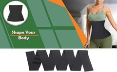 Waist Trainer with Loop Design, Tightness Adjustable & Non-Slip, Plus Size, pack