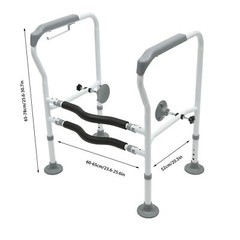 Toilet Safety Rails Toilet Handles for Elderly Handicap Toilet Frame Grab Bar