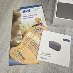 Beltone Imagine 17 63DRWC Gold Pair Rechargeable Hearing Aids READ
