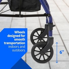 Cosydora Rollator Walkers For Seniors With Seat , 13.6 Lbs Ultra Lightweight