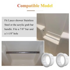 2 Pcs SB1.093-14 Shower Grab Bar Snap Bushing Fits Heyco, Lasco, 7/8″ bar