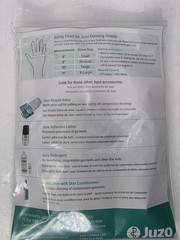 Juzo Donning Gloves Latex Free Size Large Black