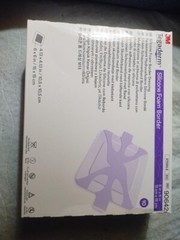 3M Tegaderm™ Silicone Foam Border Dressing, 6 x 6, 90642 1 Box New