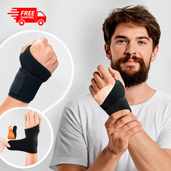 Adjustable Wrist Brace Perfect for Women & Men Support Wrap Strap Hand Carpal