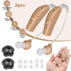 Aparatos Auditivos Para Sordos Audifonos Ancianos Oidos Amplificador Recargable