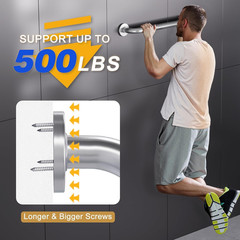 Grab Bars for Shower 18 Inches, Shower Grab Bars for Senior anti Slip, Safety Gr