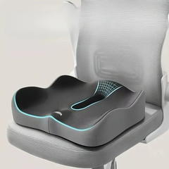 1pc Memory Foam Seat Cushion 3D Ergonomic Support for Car & Office