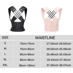 Posture Corrector Support Back Shoulder Brace Belt Band For Men Women