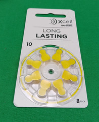 Rayovac XCell Size 10 Hearing Aid Batteries TOTAL 544 BATTERIES USE BY 2024