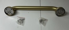 ESNBIA Stainless Steel Grab Bar Handle Brushed Gold Color Complete Kit