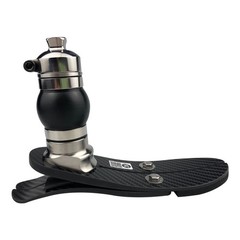 Carbon Fiber Prosthetic Foot 360° Ball Ankle Ti w/ Shell Sock Set 100kg