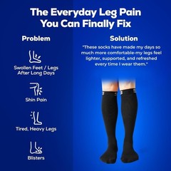 Lightweight 20-30mmHg Compression Socks for Men & Women – Pain Relief & Comfort