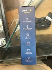 BRAND NEW Audien Hearing ATOM X – Rechargeable OTC Hearing Aids – Latest Model