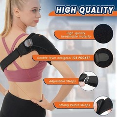 Shoulder Brace Support Compression Sleeve Torn Rotator Cuff Relief AC Joint Pain